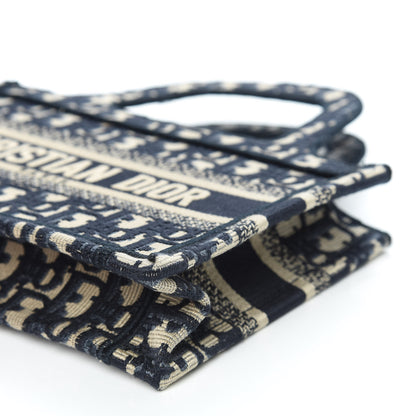 Christian Dior Oblique Mini Book Tote Blue Multicolor 7 of 9