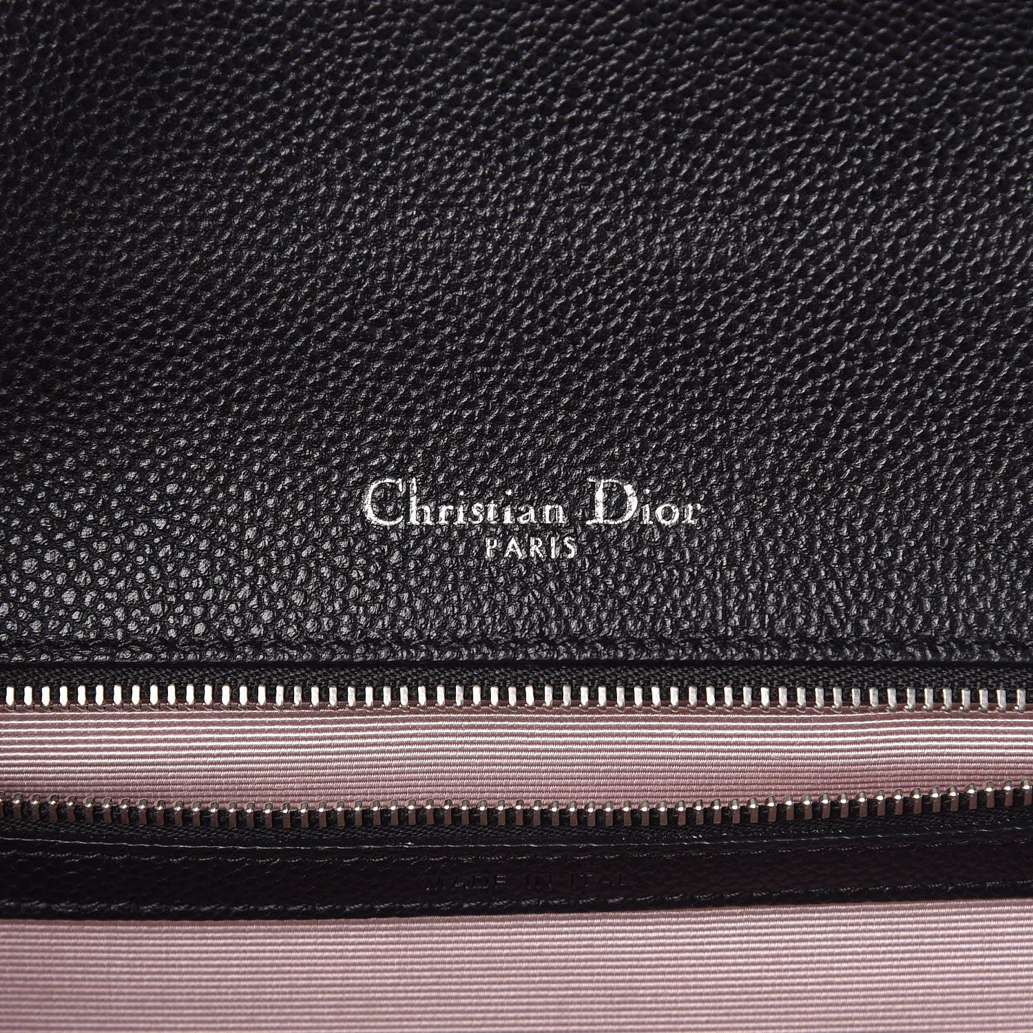 Christian Dior Grained Calfskin Large Diorama Flap Bag Black 6 of 12