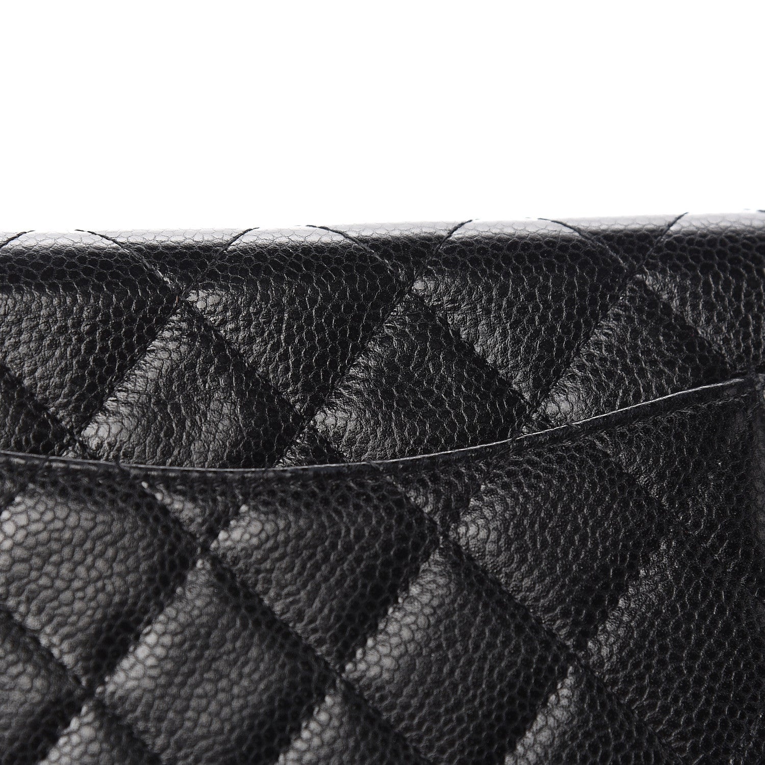 Chanel Caviar Quilted Wallet On Chain WOC Black 11 of 14