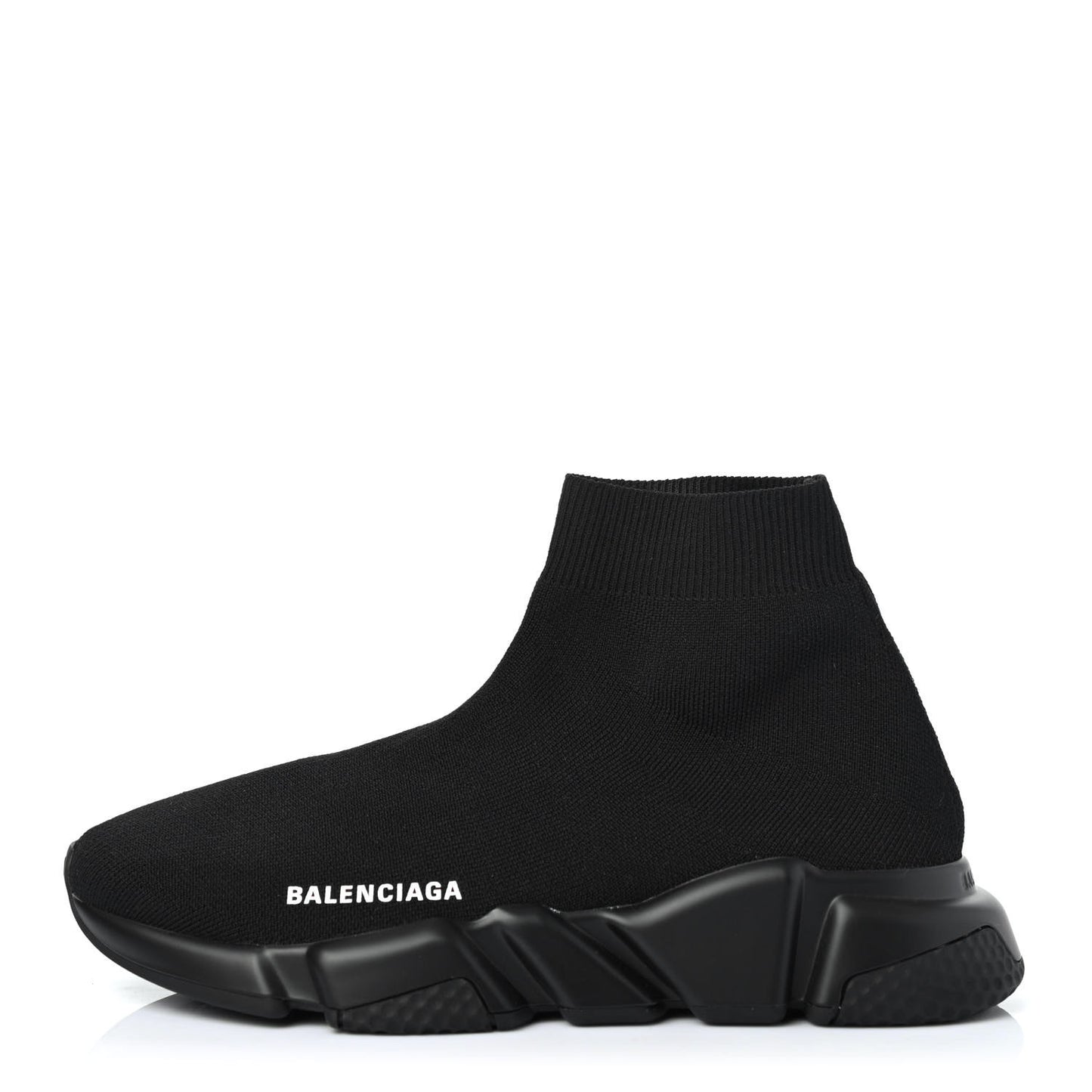 Neoprene Knit Womens Speed Sneakers 39 Black