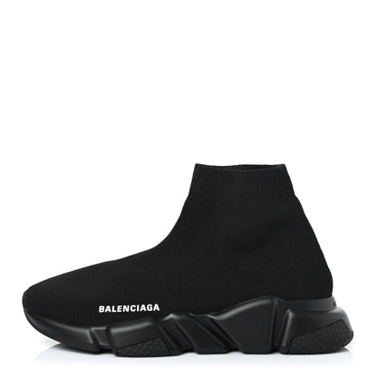 Balenciaga Neoprene Knit Womens Speed Sneakers 39 Black 1 of 4