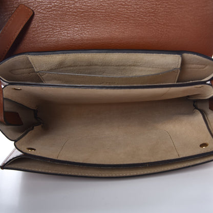 Chloe Suede Calfskin Small Faye Shoulder Bag Tobacco 5 of 14
