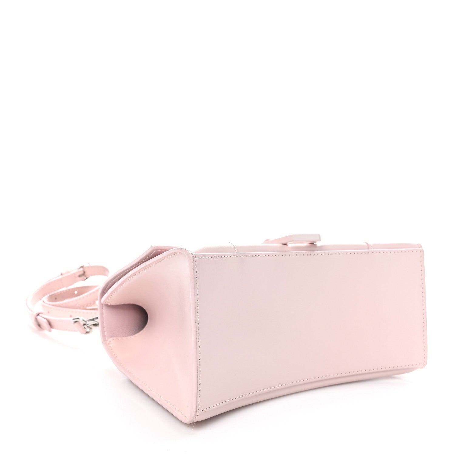 Balenciaga Shiny Box Calfskin Small Hourglass Top Handle Bag Light Rose 4 of 11