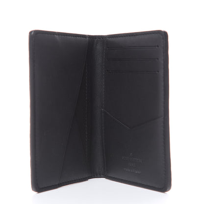 Louis Vuitton Calfskin Monogram Shadow Pocket Organizer Black 5 of 7