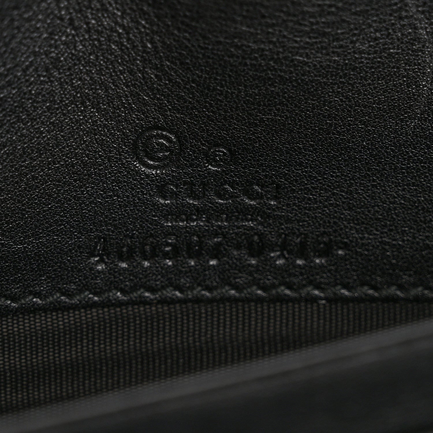 Gucci Microguccissima Crossbody Wallet Black 5 of 10