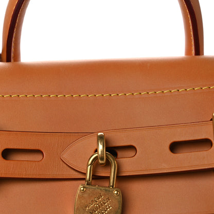 Louis Vuitton Calfskin Woven Embossed Monogram Steamer 30 Off White 8 of 10