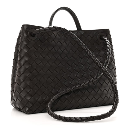 Bottega Veneta Nappa Intrecciato Medium Andiamo Shoulder Bag Fondant 3 of 9