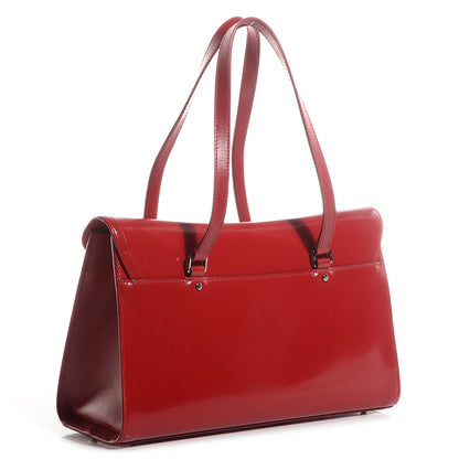 Christian Dior Smooth Leather Saddle Shoulder Bag Red 3 of 7