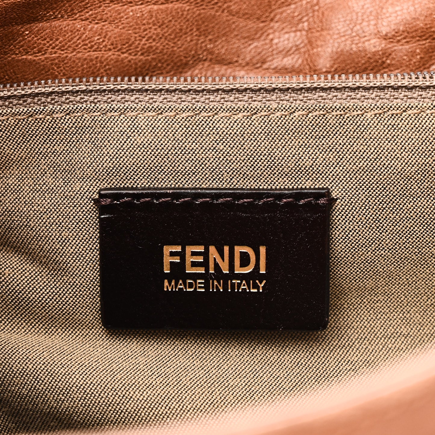 Crinkled Lambskin Mia Shoulder Flap Camel