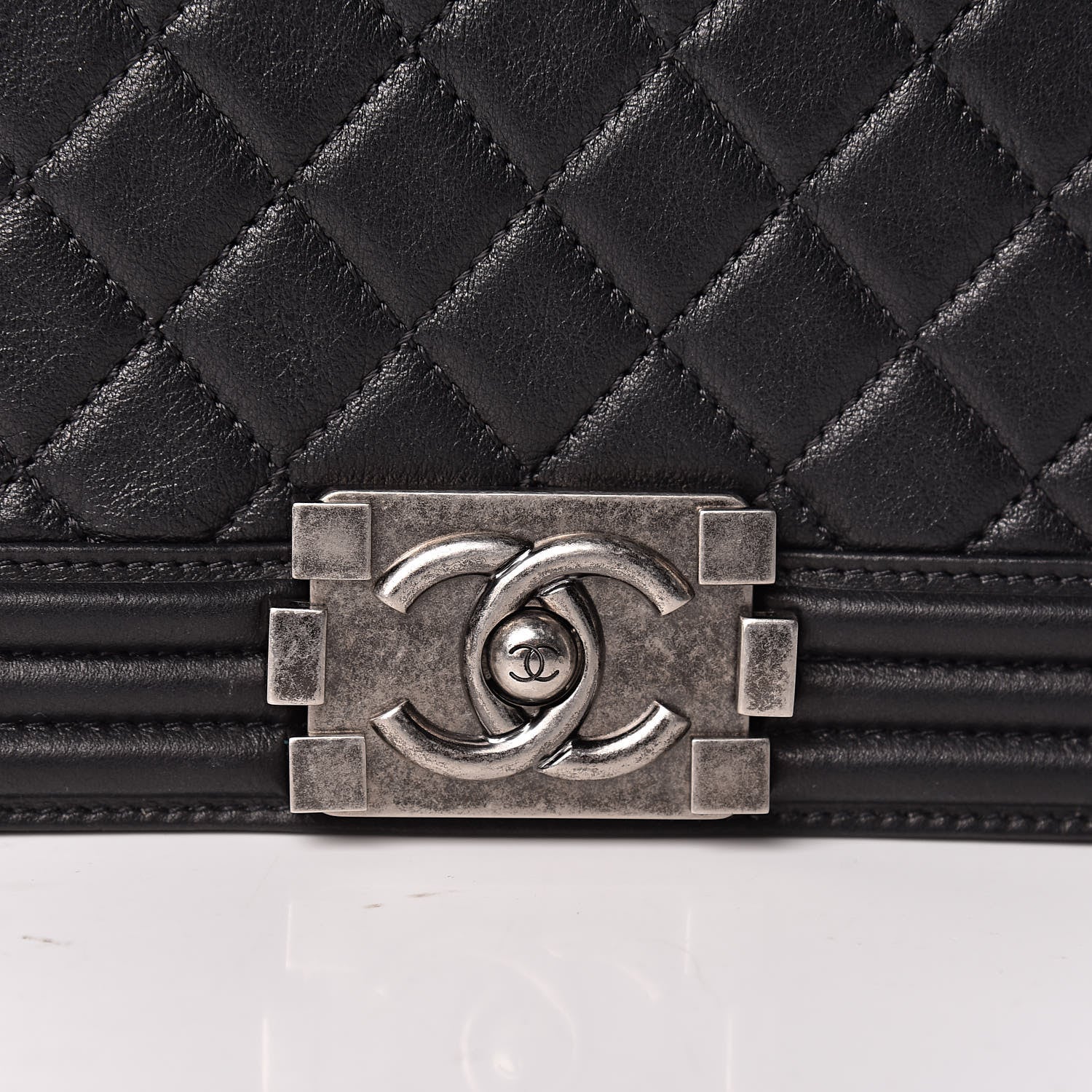 Chanel Calfskin Quilted New Medium Boy Flap Black 8 of 15