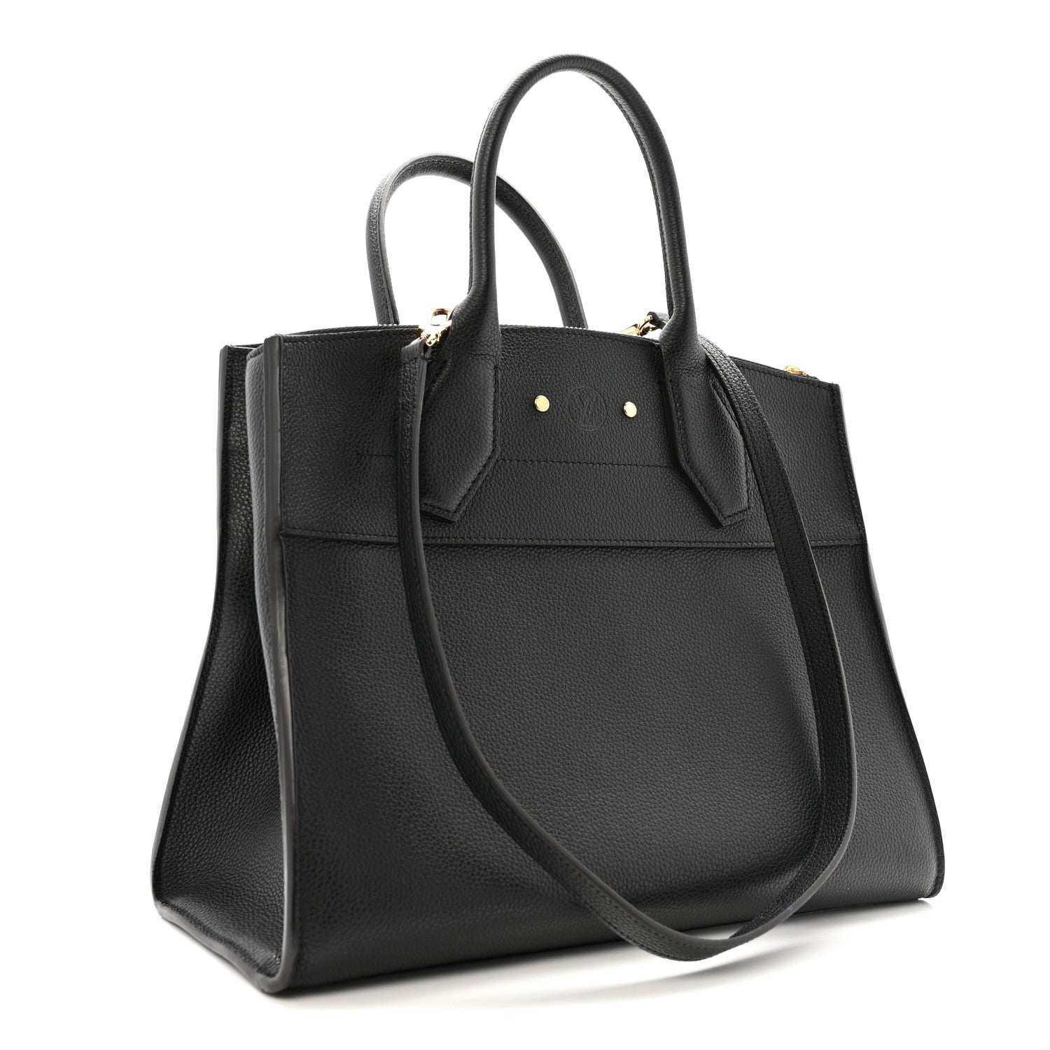 Louis Vuitton Taurillon City Steamer MM Black 3 of 9