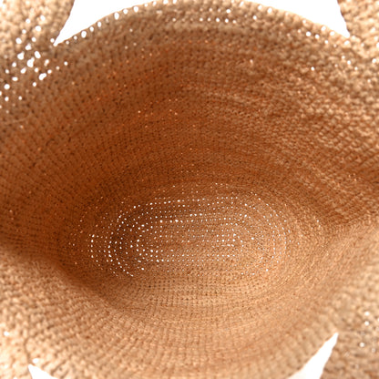 Loewe Raffia Mini Slit Tote Bag Natural Tan 5 of 9