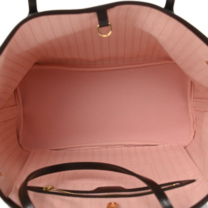 Louis Vuitton Damier Ebene Neo Neverfull MM Rose Ballerine 6 of 12