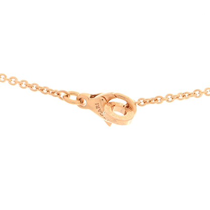 Bulgari 18K Rose Gold Diamond B.Zero1 Pendant Necklace 5 of 6