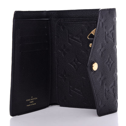 Louis Vuitton Empreinte Compact Curieuse Wallet Black 5 of 8