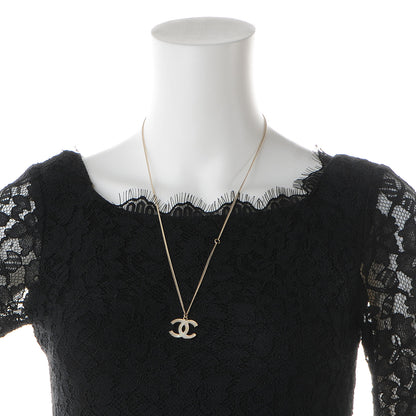 Chanel Mother of Pearl CC Necklace Gold 2 of 4