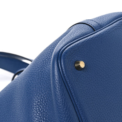 Hermes Taurillon Clemence Picotin Lock 22 MM Deep Bleu 9 of 12