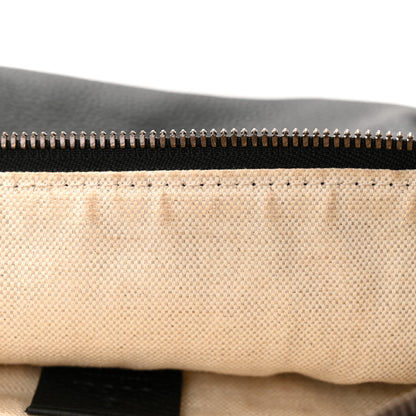 Gucci Grained Calfskin Logo Belt Bag Black 11 of 11
