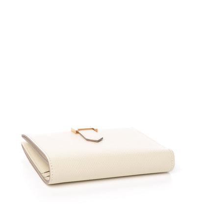 Hermes Epsom Bearn Compact Wallet Craie 3 of 6