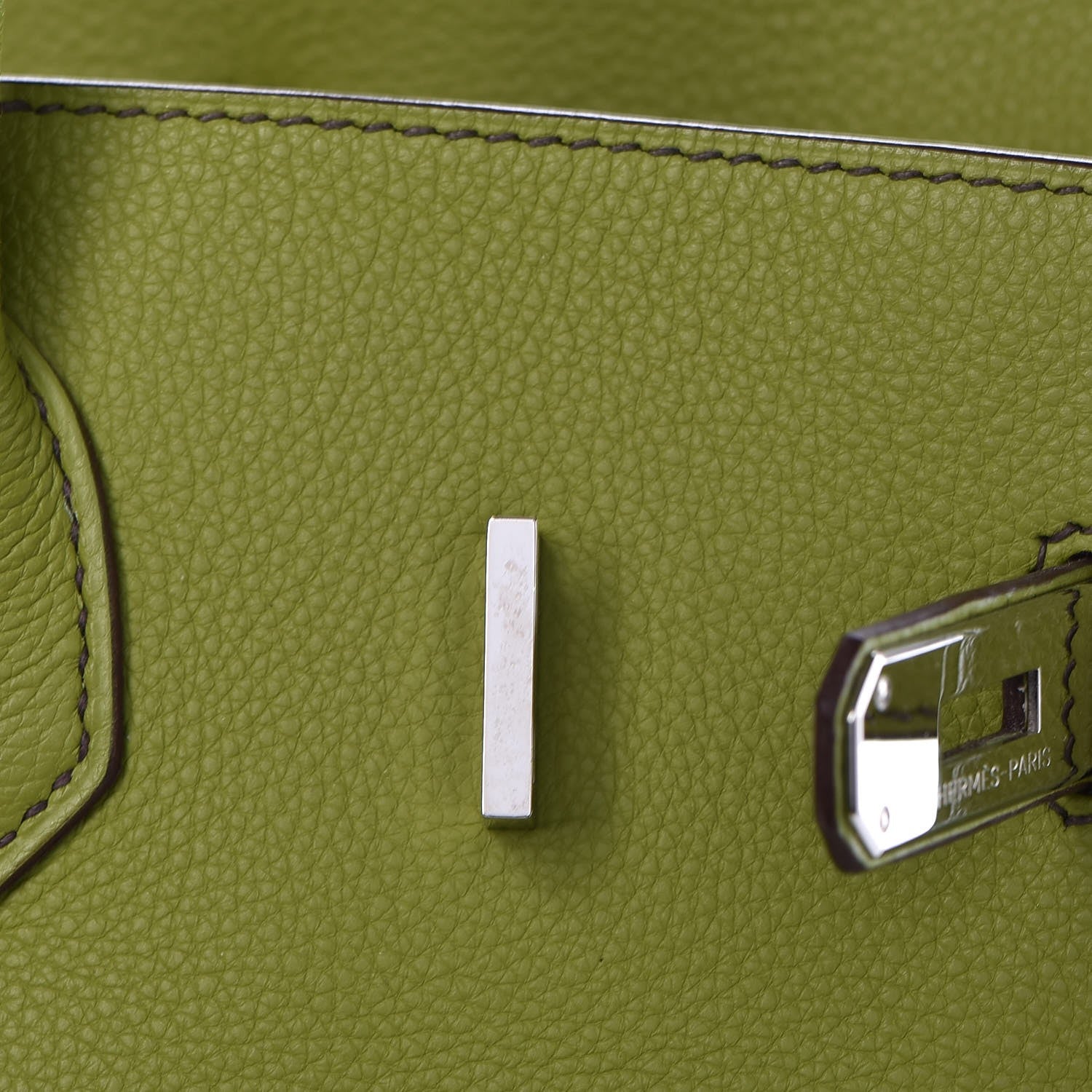 Hermes Togo Birkin 35 Vert Anis 19 of 41