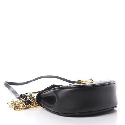 Chloe Calfskin Quilted Mini Drew Bijou Shoulder Bag Black 3 of 8