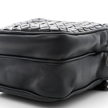 Bottega Veneta Nappa Intrecciato Crossbody Pouch Navy Black 10 of 10