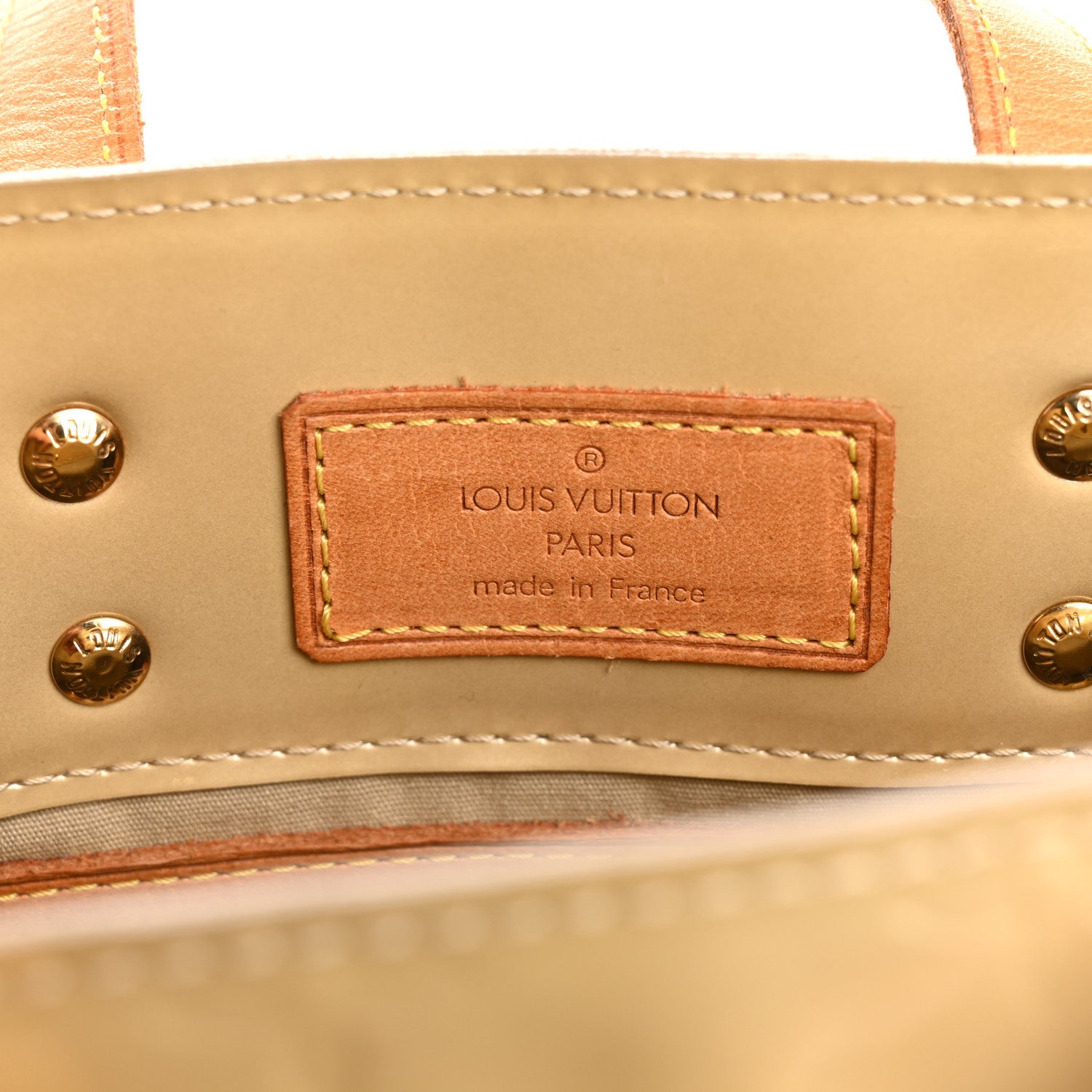 Louis Vuitton Vernis Reade PM Beige 6 of 14