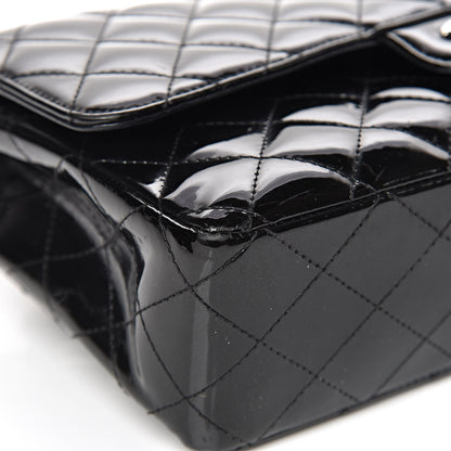 Chanel Patent Quilted Medium Double Flap Black 8 of 17