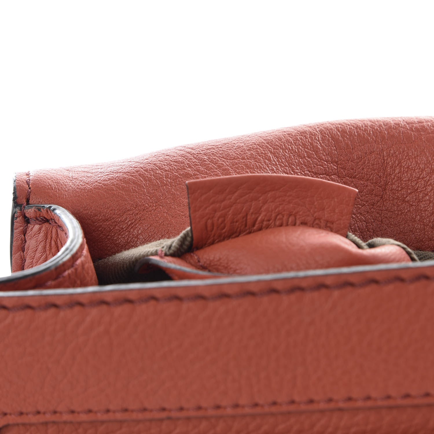 Chloe Calfskin Mini Marcie Round Crossbody Bag Maple Leaf 8 of 9