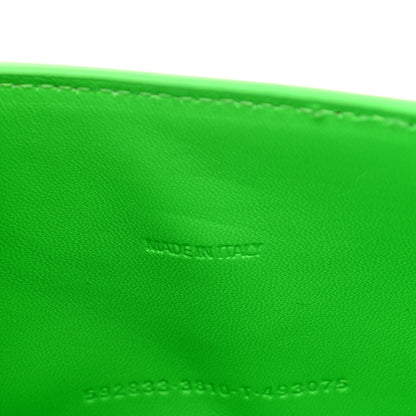 Balenciaga Shiny Calfskin Crocodile Embossed Hourglass Top Handle Bag XS Fluo Green 7 of 11