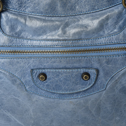 Balenciaga Chevre Classic Hardware Purse Bleu 8 of 24