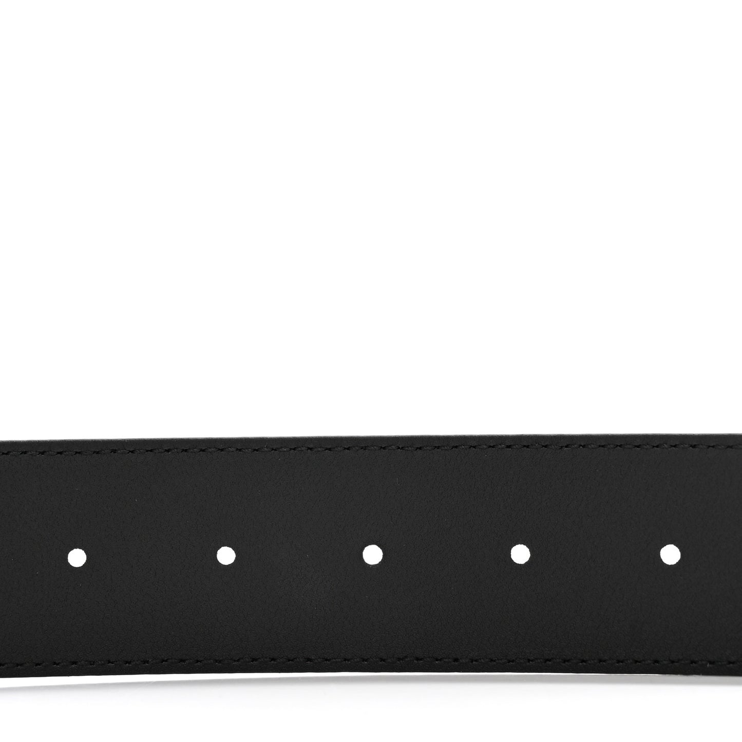 Plutone Calfskin Palladium Double G 40mm Belt 90 36 Black