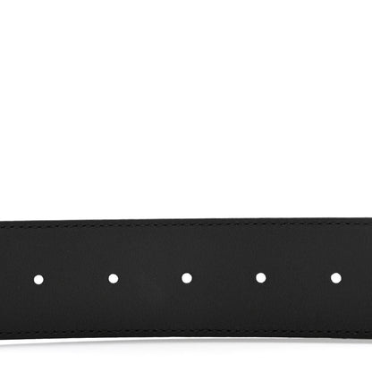 Gucci Plutone Calfskin Palladium Double G 40mm Belt 90 36 Black 4 of 7