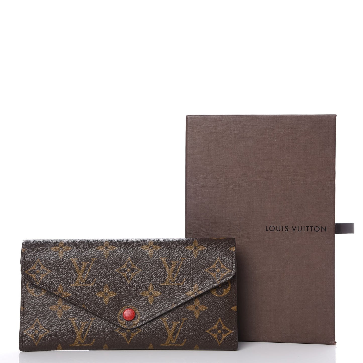 Monogram Josephine Wallet Red