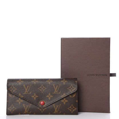 Louis Vuitton Monogram Josephine Wallet Red 9 of 9