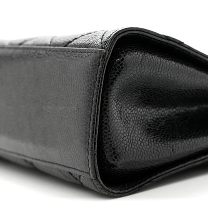 Chanel Crumpled Grained Calfskin Medium CC Crave Flap Black 10 of 15