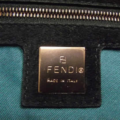 Fendi Suede Shoulder Bag Black 7 of 12