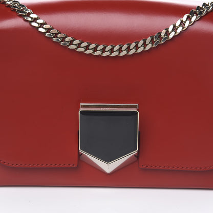 Jimmy Choo Spazzolato Lockett Petite Shoulder Bag Red 11 of 11