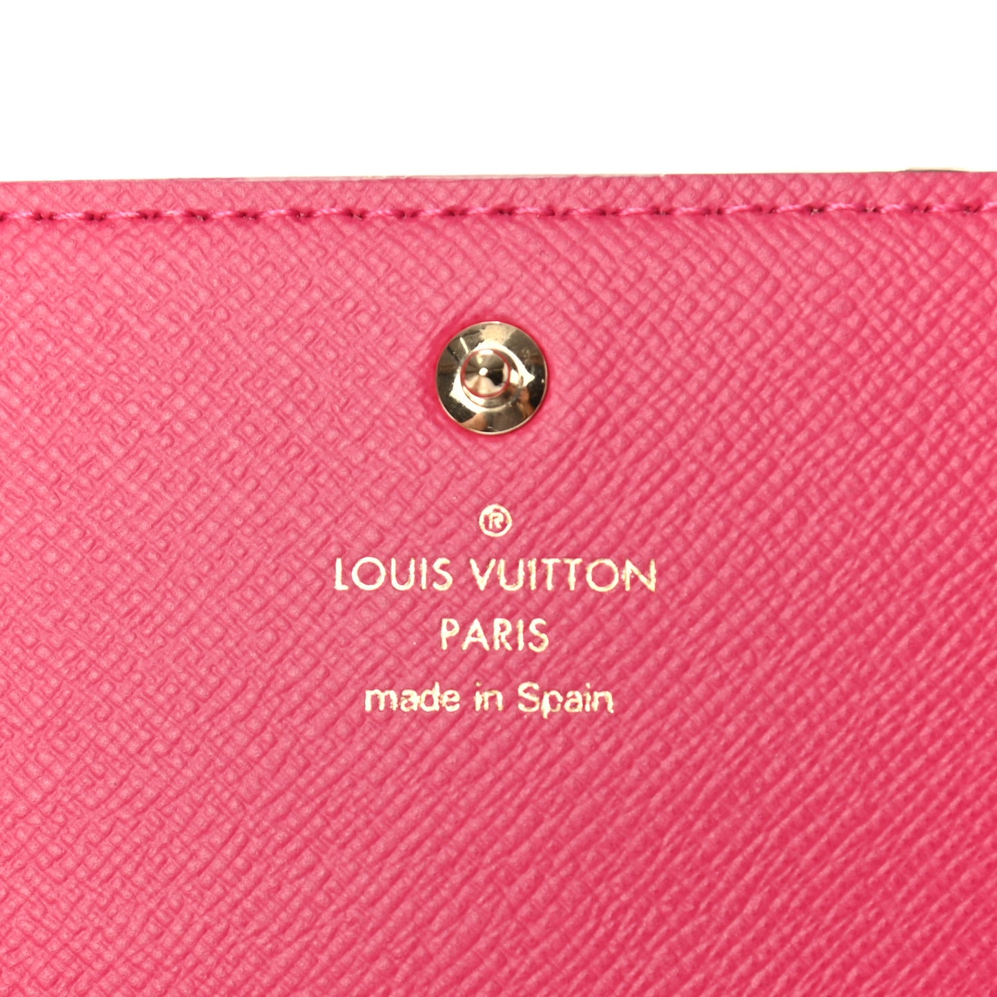 Damier Azur 2021 Christmas Animation Hollywood Sarah Wallet Fuchsia