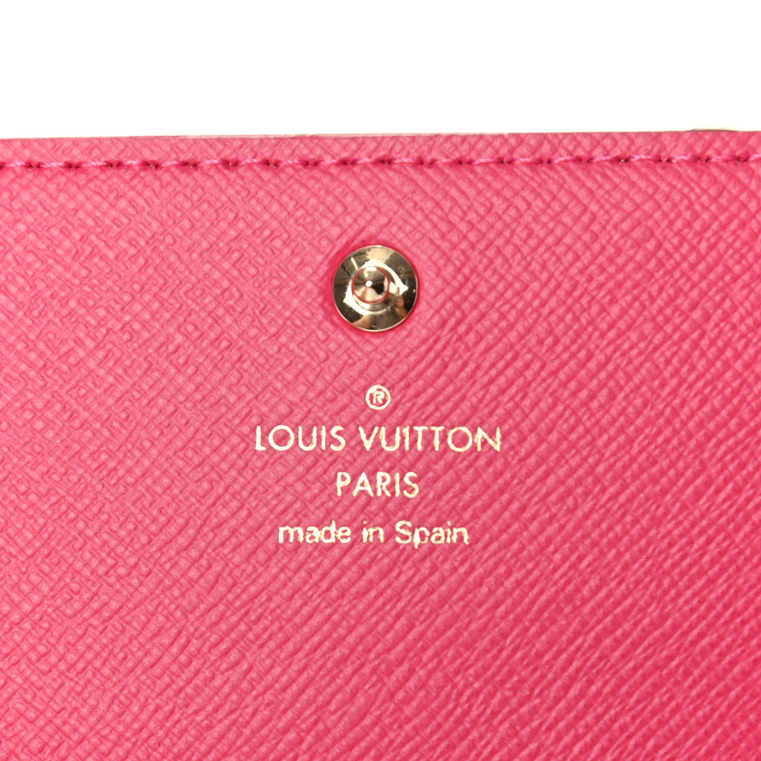 Louis Vuitton Damier Azur 2021 Christmas Animation Hollywood Sarah Wallet Fuchsia 5 of 7