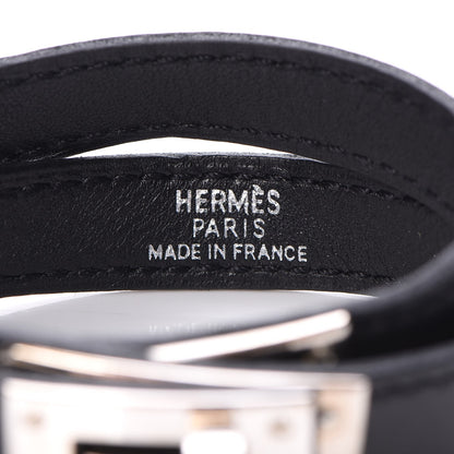 Hermes Swift Kelly Double Tour Bracelet S Black 4 of 6
