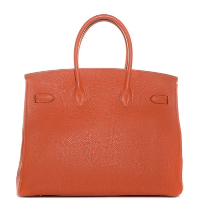 Hermes Togo Birkin 35 Orange 4 of 26