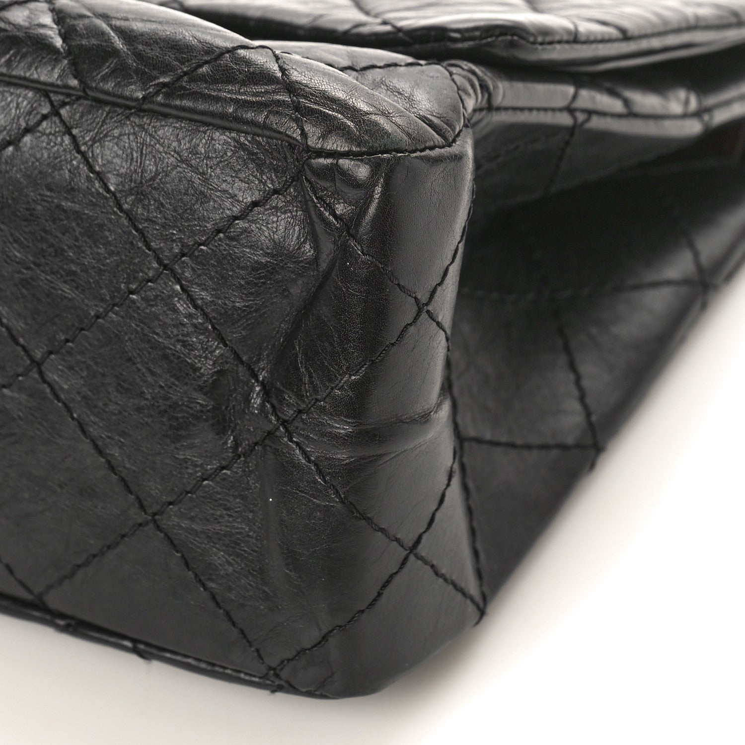 Chanel Aged Calfskin Quilted 2.55 Reissue 227 Flap Black 8 of 9