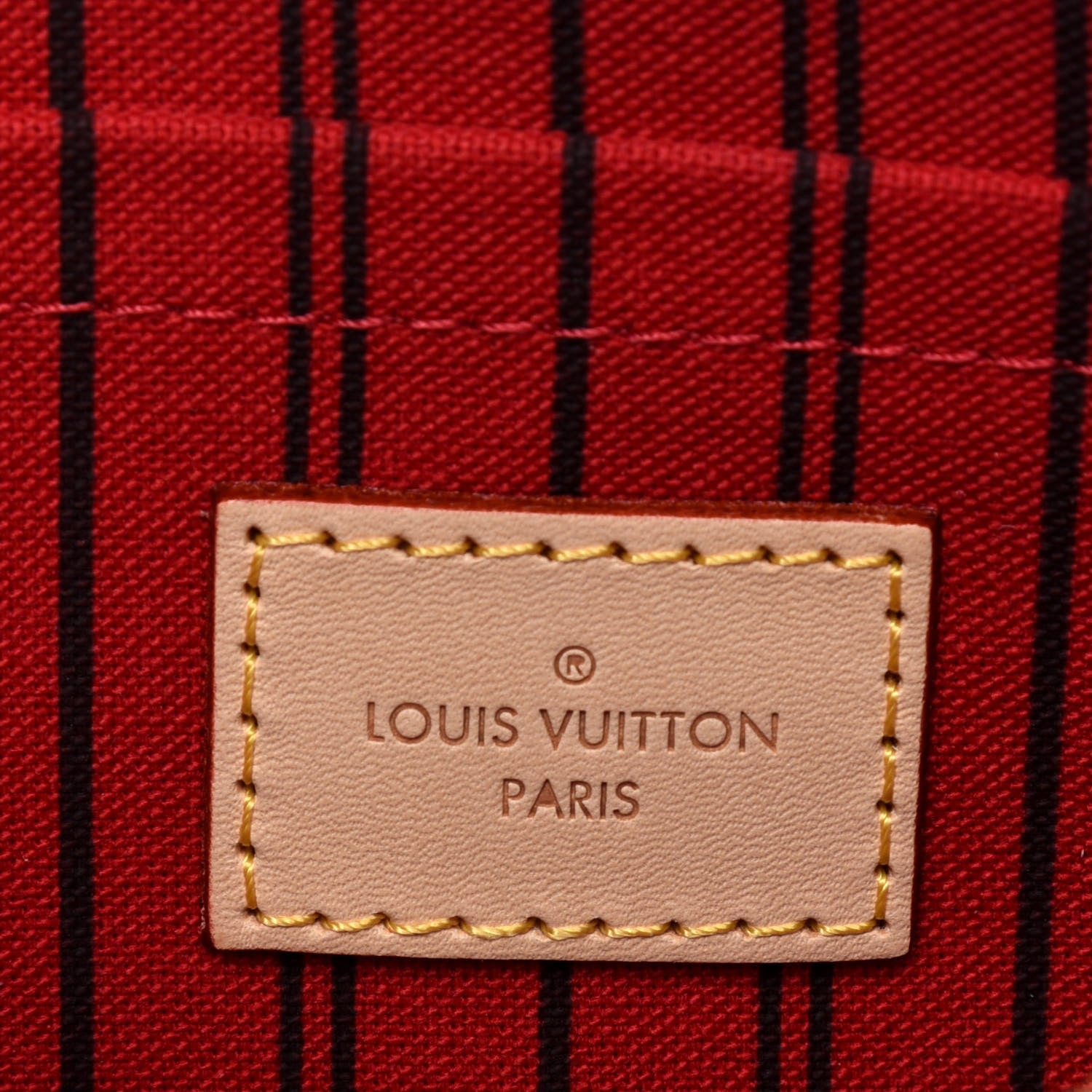 Louis Vuitton Monogram Neverfull MM GM Pochette Cherry 6 of 9