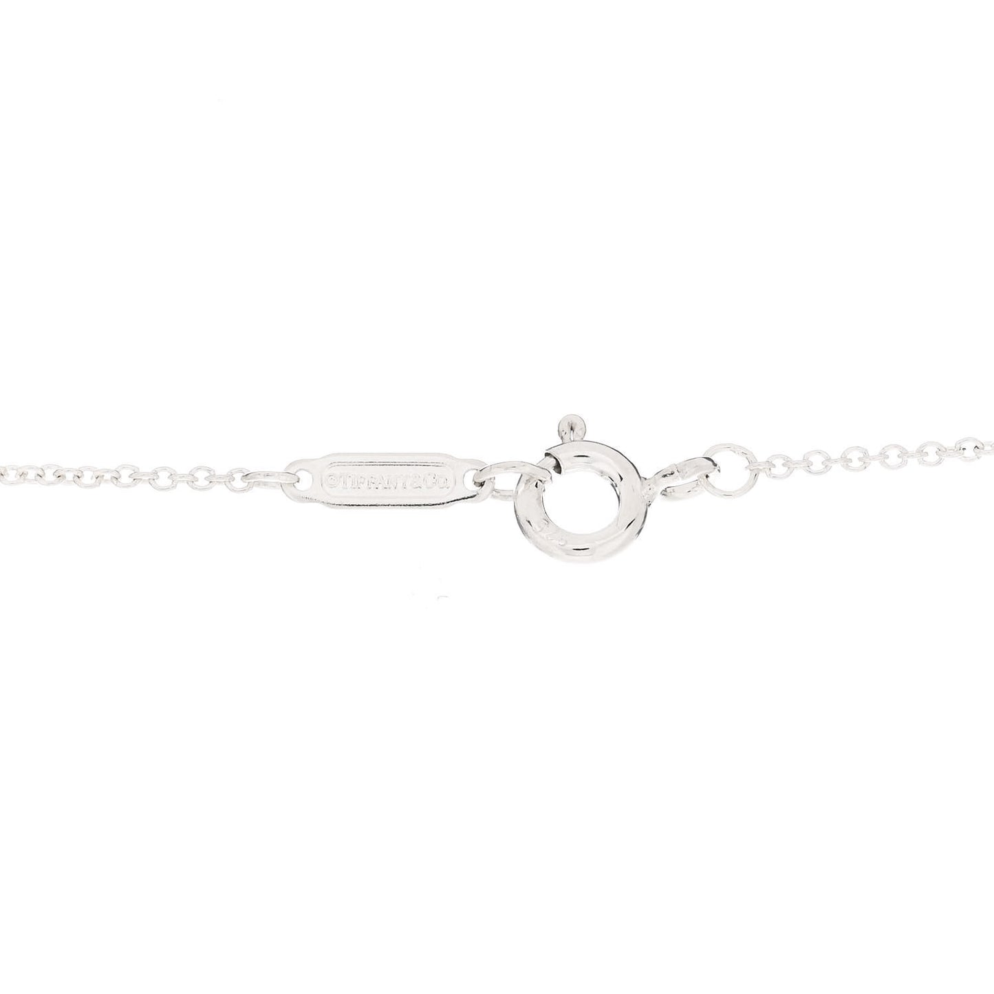 Sterling Silver 18K Rose Gold 1837 Interlocking Circles Pendant Necklace