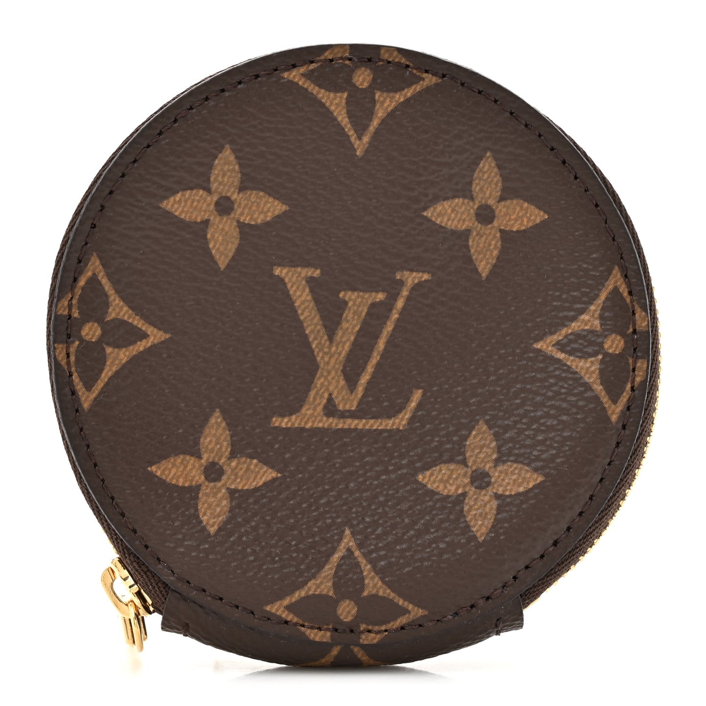 Monogram Round Coin Purse