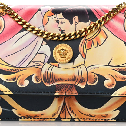 Versace X DISNEY Nappa Cinderella Print Chain Wallet Multicolor 8 of 13