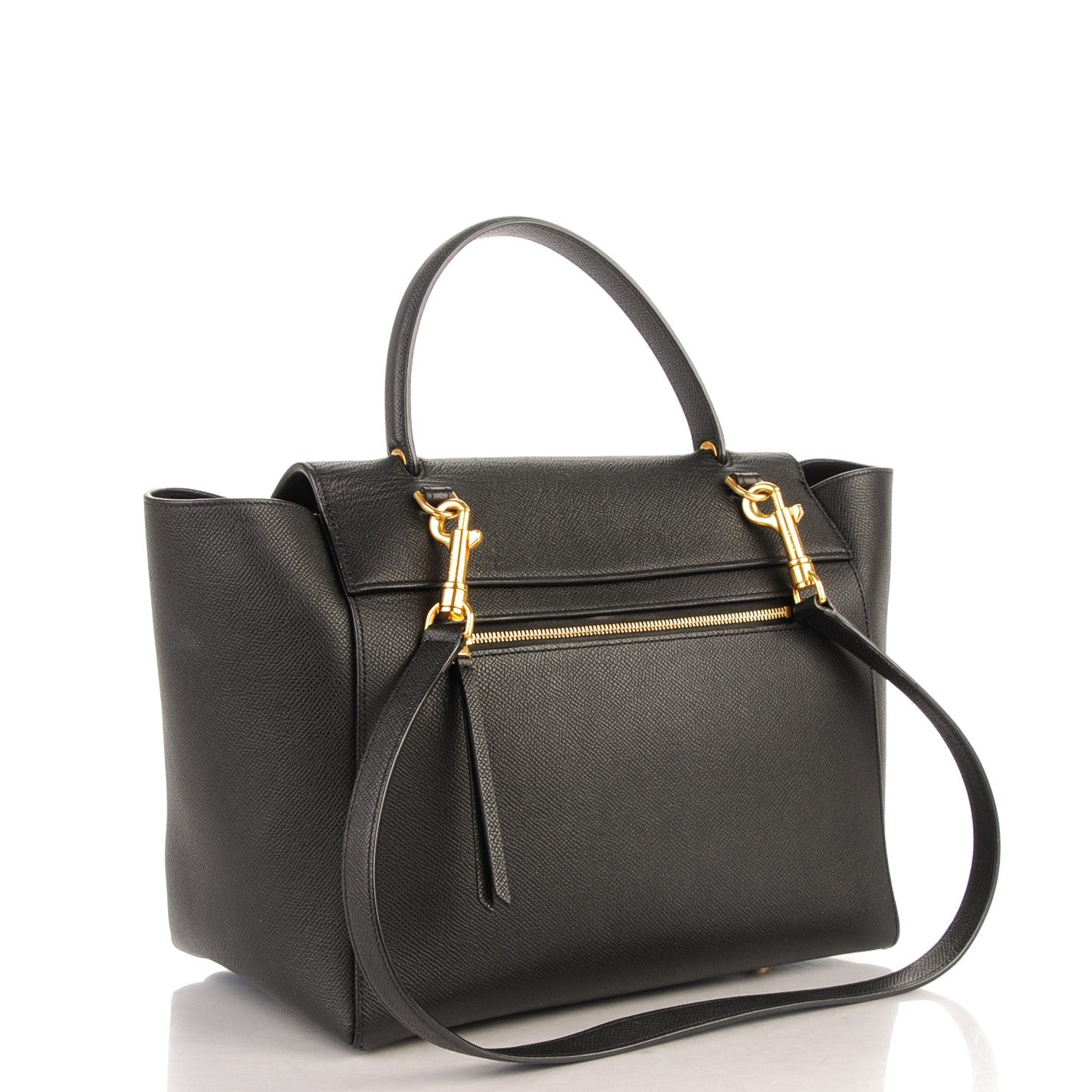 Celine Baby Grained Calfskin Mini Belt Bag Black 3 of 9