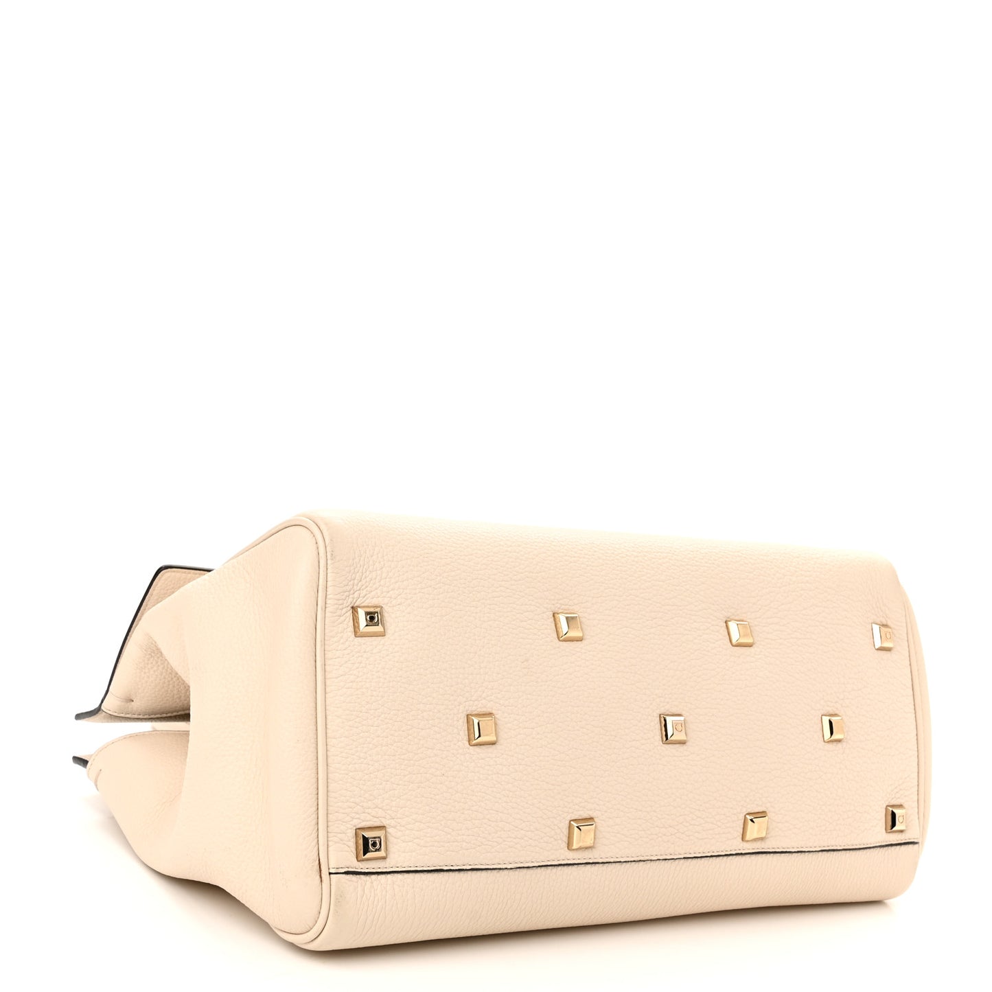 Calfskin Large Studio Bag Bone