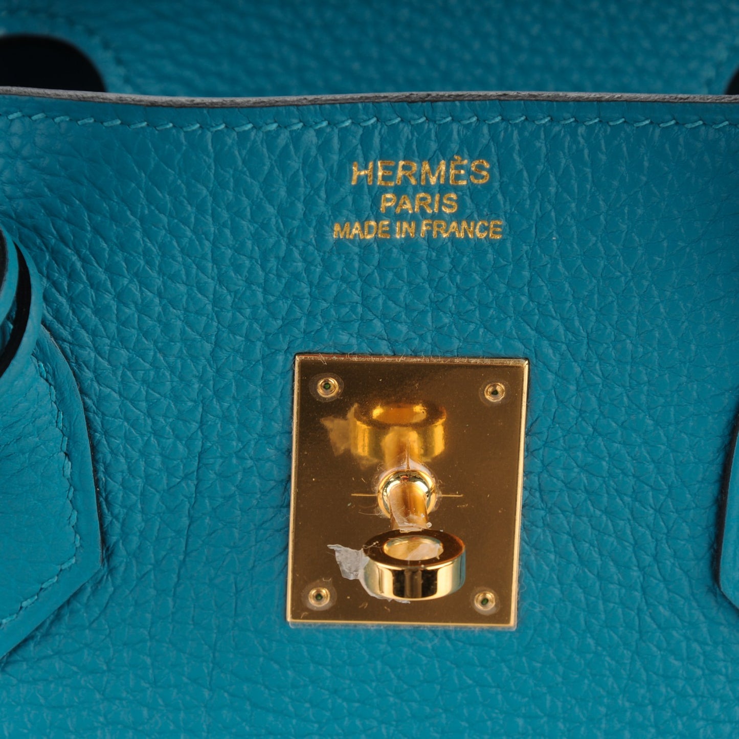 Togo Birkin 35 Turquoise